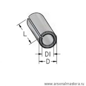 Втулка цанга переходная с D8 на d6 L25 тип B WPW T080060T