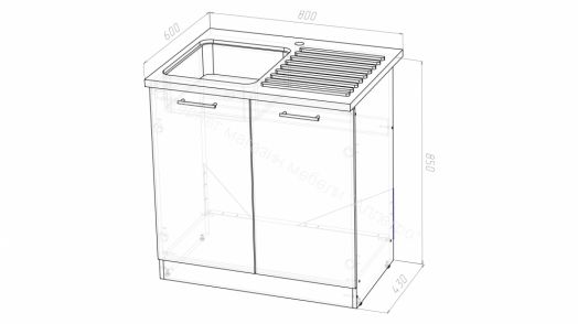 Кухонный гарнитур Янтарь экстра 3000 мм