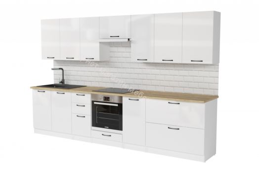 Кухонный гарнитур Жасмин экстра 1 3000 мм