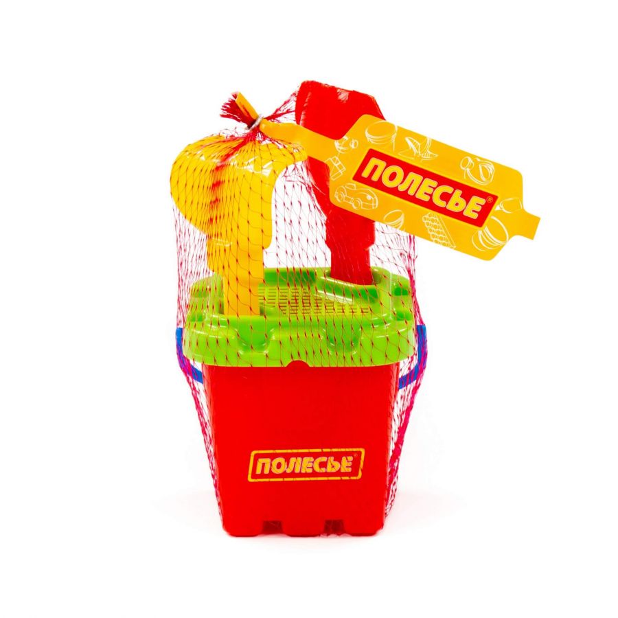 Набор №262: ведро-крепость малое, ситечко-крепость, совок №2, грабельки №2