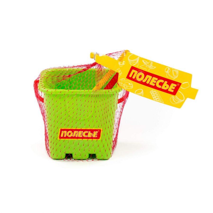 Набор №62: ведро-крепость малое, лопатка малая №3, грабельки малые №3