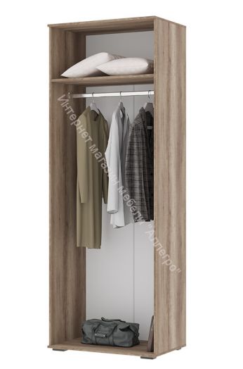 Шкаф распашной "Нельсон" ШК-04 Дуб каньон/Железный камень