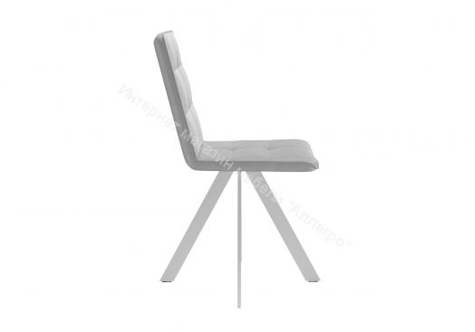 Стул Dikline поворотный 230 В22 GREY Ножки белые