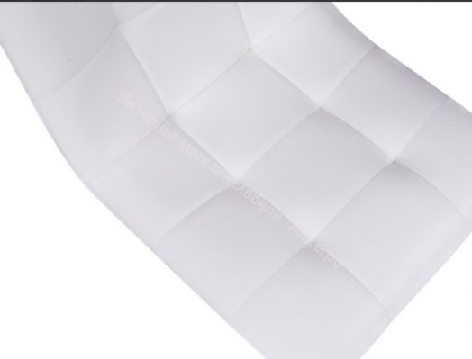 Стул Бруно (паук Т2) (Белый муар/Кожзам Белый)