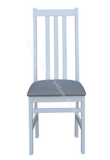 Стул "Соло"  (Рогожка TANDEM1 серая/Дерево белое)