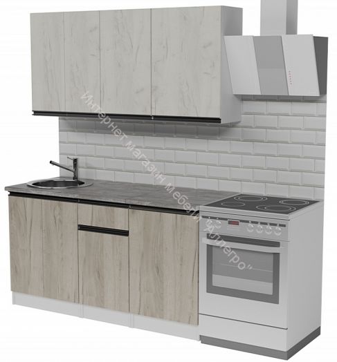 Кухонный гарнитур Паола нормал 1500 мм