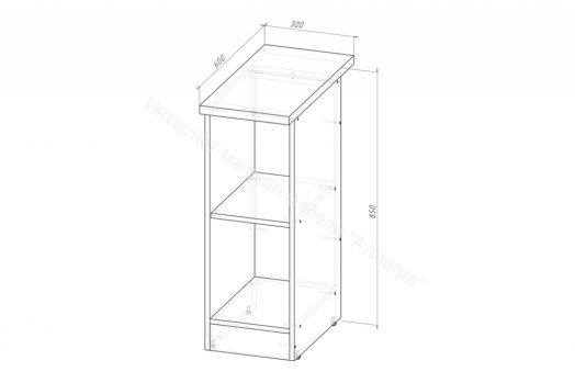 Кухонный гарнитур Сиена мега прайм 1500х2700 мм