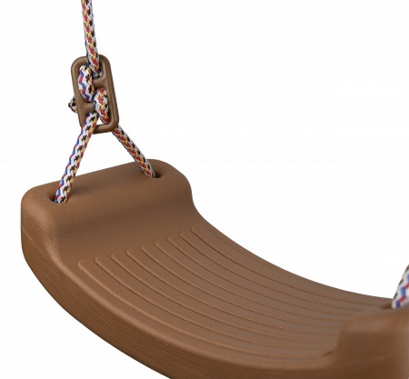 Качели детские, подвесные  170х430х100 мм (Коричневые)