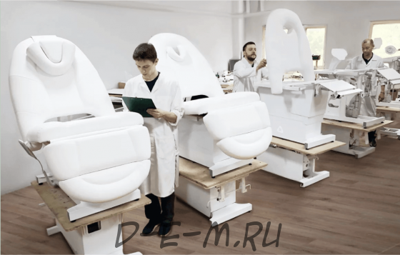 Электрическое косметологическое кресло АтисМед "ПРАЙМ" с РУ Минздрава, 3 мотора