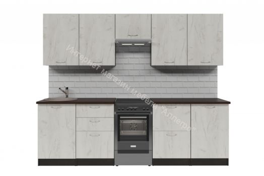 Кухонный гарнитур Лоретта мега 2500 мм