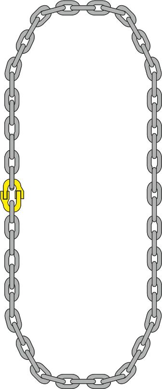 Строп цепной 25т-2,5м