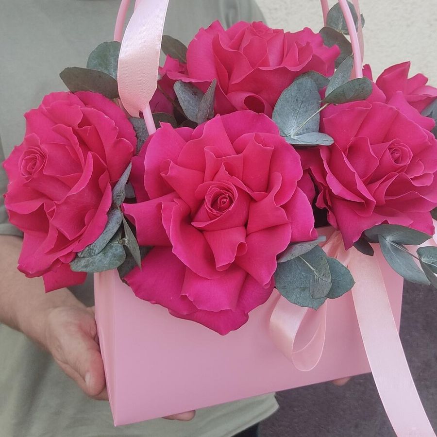 Сумочка с розами Пинк Флоид