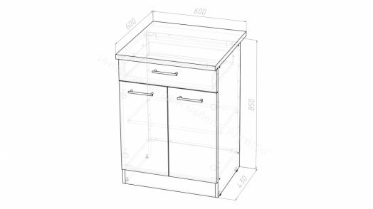 Кухонный гарнитур Лариса макси 1 1800 мм