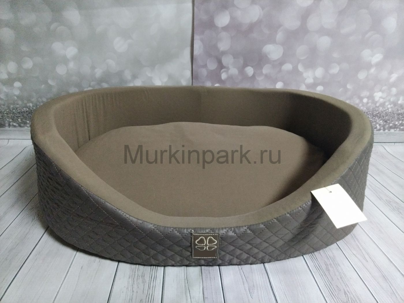 Лежанка Ирис 60х54см коричневый