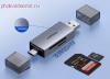 Pisen OTG картридер 2в1 USB 3.0 USB-A Type-C