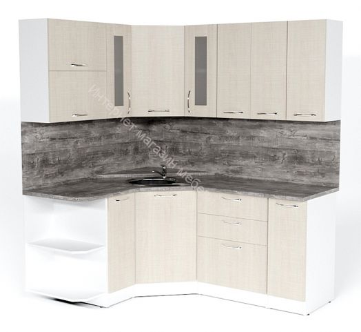 Кухонный гарнитур Лариса оптима 3 1500х1800 мм