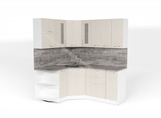 Кухонный гарнитур Лариса оптима 3 1500х1800 мм