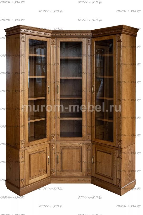 Шкаф книжный угловой Флоренция