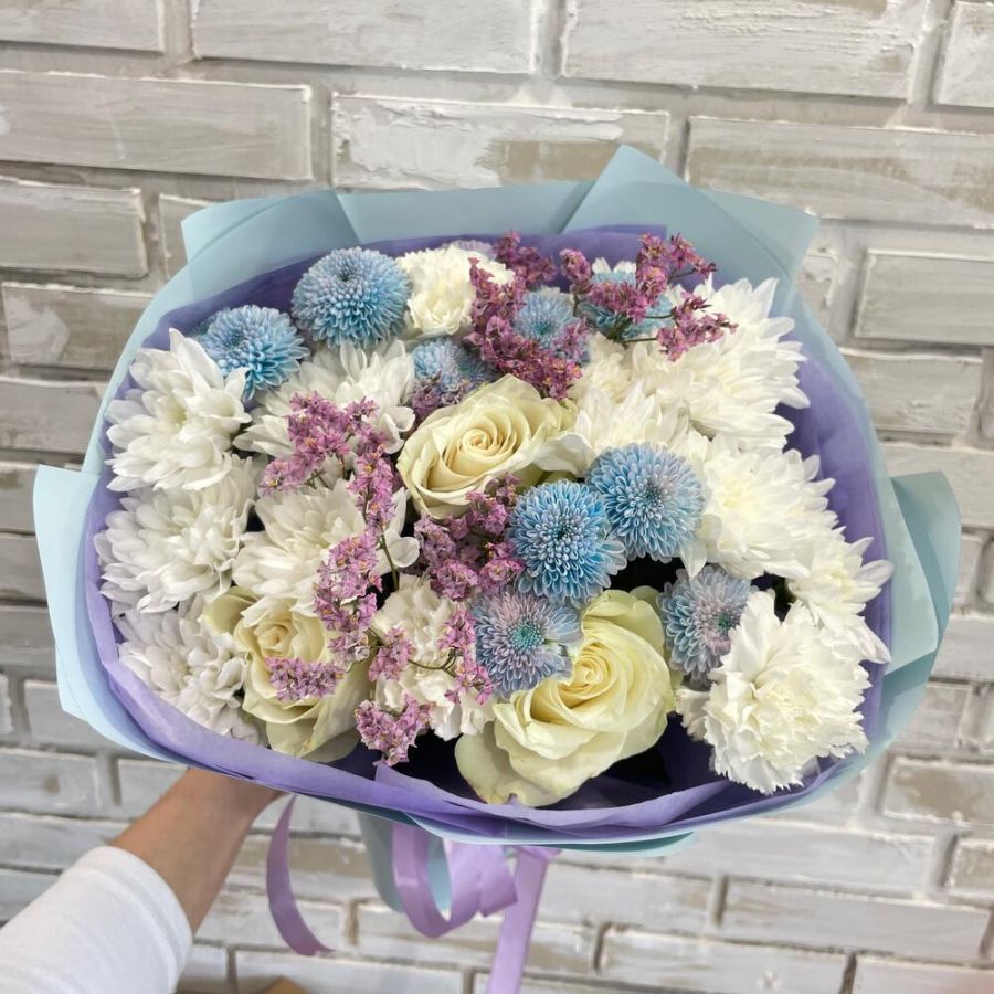 Голубой букет