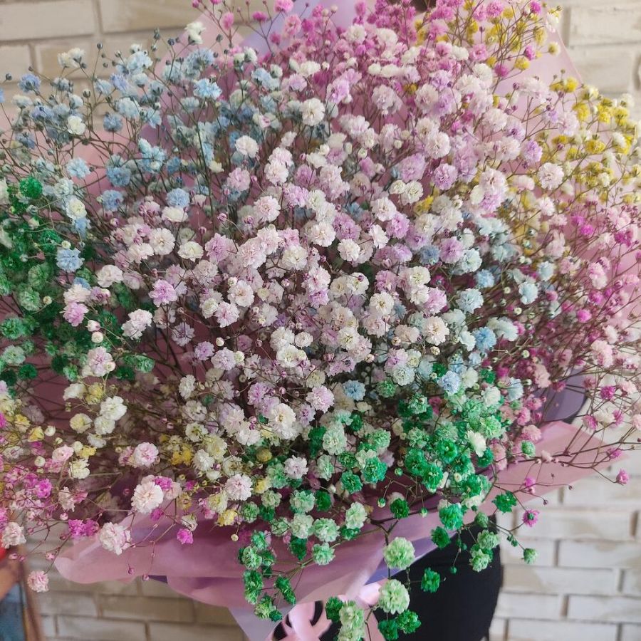 Букет из гипсофилы размер S