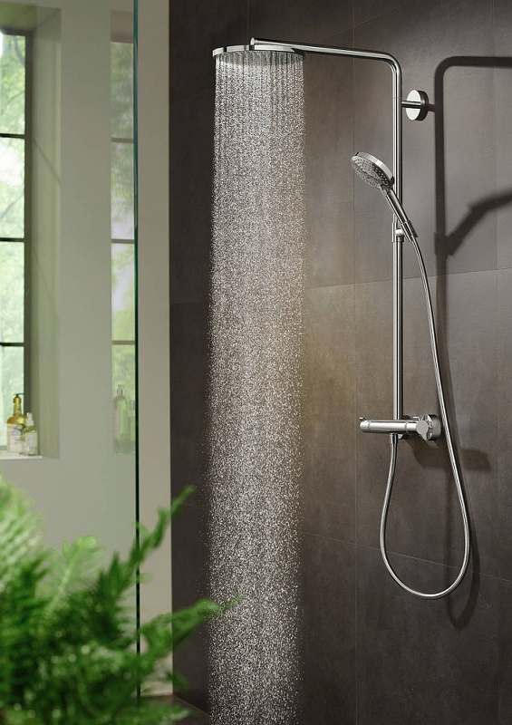 Душевая система Hansgrohe Raindance Select S 27633140 Бронза матовая схема 4