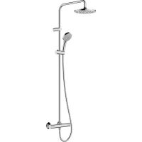 Душевая система Hansgrohe Vernis Blend Showerpipe 26276000 с термостатом хром схема 1