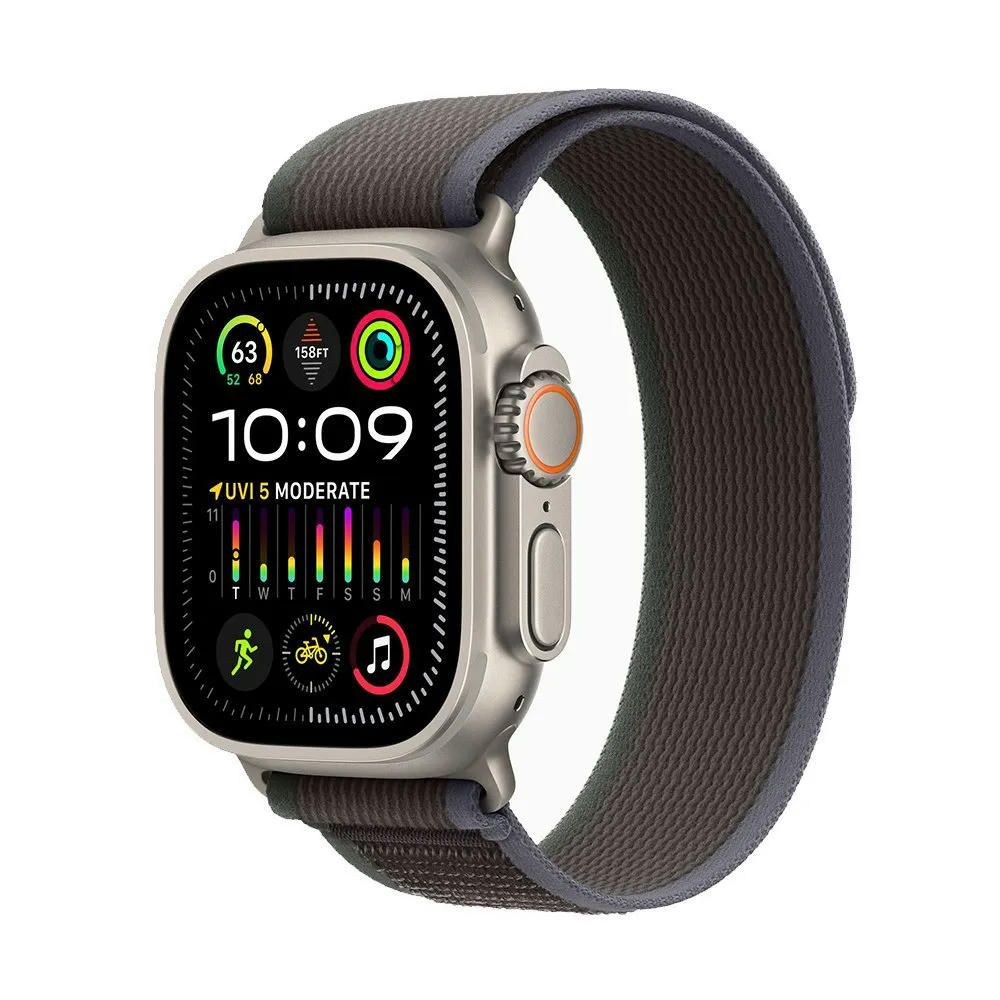 Apple Watch Ultra 2 49 mm (GPS+Cellular) Titanium Case Blue/Black Trail Loop (S/M)