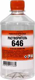 Растворитель Р-646 Нижегородхимпром 3л для Разбавления Нитролаков, Нитрокрасок, Нитроэмалей.