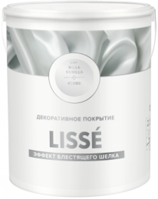 Декоративная Штукатурка Vincent Decor Lisse 1л с Эффектом Блестящего Шелка / Винсент Декор Лиссе.