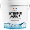 Краска для Ванных Комнат и Кухонь Vincent Interieur Aqua 7 2.25л Белая, Полуматовая Устойчивая к Мытью / Винсент Интериор Аква 7.