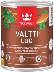 Антисептик Tikkurila Valtti Log 0.9л Сосна для Обработки Бревен Атмосферостойкий / Тиккурила Валтти Лог.