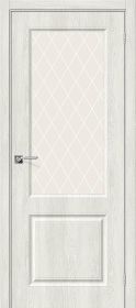 Межкомнатная Дверь Винил Bravo Скинни-13 Casablanca / White Сrystal 800x2000мм (Полотно+Коробка+5 Наличников) / Браво.