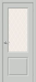 Межкомнатная Дверь Эмаль Bravo Скинни-13 Grace / White Сrystal 900x2000мм (Полотно 1шт) / Браво.