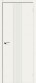 Межкомнатная Дверь Эмаль Bravo Граффити-21 Whitey 800x2000мм (Полотно 1шт) / Браво.