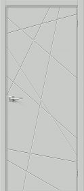 Межкомнатная Дверь Эмаль Bravo Граффити-5 Grace 900x2000мм (Полотно+Коробка+5 Наличников) / Браво.