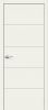 Межкомнатная Дверь Эмаль Bravo Граффити-2 Whitey 800x2000мм (Полотно+Коробка+5 Наличников) / Браво.