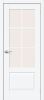 Межкомнатная Дверь ПЭТ Bravo Прима-13.0.1 White Silk / Magic Fog 600x2000мм (Полотно 1шт) / Браво.