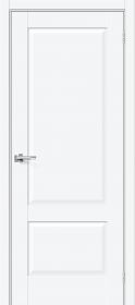 Межкомнатная Дверь ПЭТ Bravo Прима-12 White Silk 900x2000мм (Полотно 1шт) / Браво.