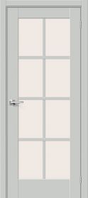 Межкомнатная Дверь ПЭТ Bravo Прима-11.1 Grey Silk / Magic Fog 700x2000мм (Полотно 1шт) / Браво.