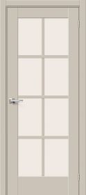 Межкомнатная Дверь ПЭТ Bravo Прима-11.1 Cream Silk / Magic Fog 700x2000мм (Полотно+Коробка+5 Наличников) / Браво.