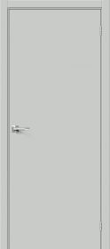 Межкомнатная Дверь ПЭТ Bravo Браво-0.П Grey Silk 800x2000мм (Полотно+Коробка+5 Наличников) / Браво.