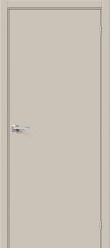 Межкомнатная Дверь ПЭТ Bravo Браво-0.П Cream Silk 600x2000мм (Полотно+Коробка+5 Наличников) / Браво.