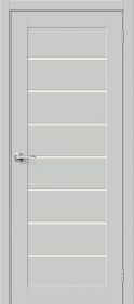 Межкомнатная Дверь ПЭТ Bravo Браво-22 Grey Silk / Magic Fog 700x2000мм (Полотно+Коробка+5 Наличников) / Браво.