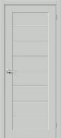 Межкомнатная Дверь ПЭТ Bravo Браво-20 Grey Silk 600x2000мм (Полотно 1шт) / Браво.
