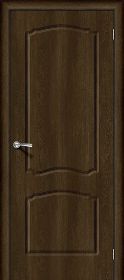 Межкомнатная Дверь Винил Bravo Альфа-1 Dark Barnwood 600x2000мм (Полотно+Коробка+5 Наличников) / Браво.