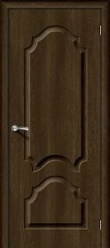 Межкомнатная Дверь Винил Bravo Скинни-32 Dark Barnwood 800x2000мм (Полотно+Коробка+5 Наличников) / Браво.