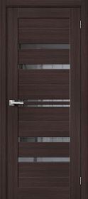 Межкомнатная Дверь с Экошпоном Bravo Браво-30 Wenge Melinga / Mirox Grey 900x2000мм (Полотно+Коробка+5 Наличников) / Браво.