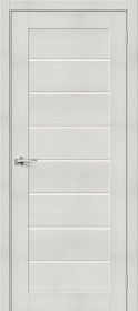 Межкомнатная Дверь с Экошпоном Bravo Браво-22 Bianco Melinga  / Magic Fog 600x2000мм (Полотно 1шт) / Браво.*