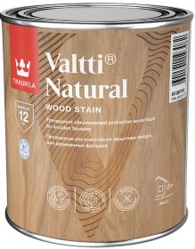 Лазурь Ультрастойкая Tikkurila Natural 0.9л Полуглянцевая Срок Защиты до 12 лет / Тиккурила Натурал.