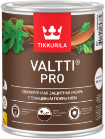 Лазурь Сверхпрочная Tikkurila Valtti Pro 2.7л Палисандр, с Глянцевым Покрытием для Древесины / Тиккурила Валтти Про.*